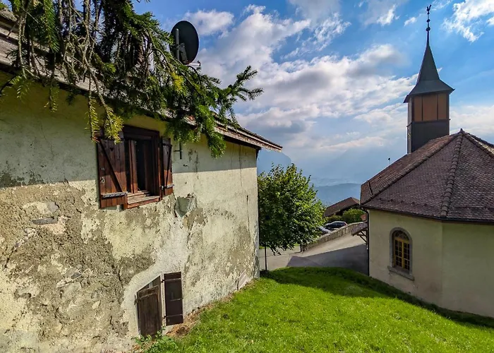 Lägenhet Cozy Vue Montagne, Jardin 3 Min De Villars